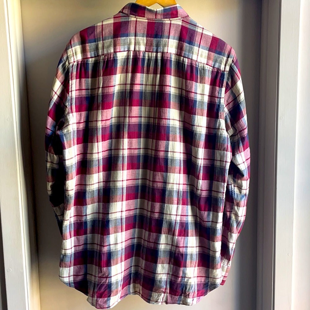 Boglioli Long-Sleeve Plaid Button Down - Picture 5 of 6